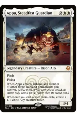 1x MTG Appa, Steadfast Guardian - Avatar Mythic! NM Mint! - Image 1
