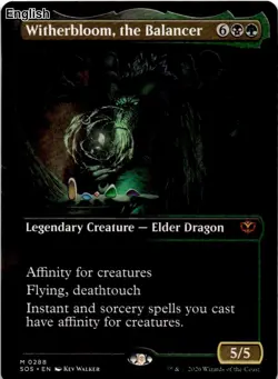 Witherbloom, the Balancer (Borderless) MTG Secrets of Strixhaven Mythic NM Pc... - Image 2