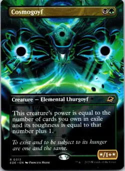 Cosmogoyf (Borderless) 313 Rare Edge of Eternities Magic: The Gathering NM - Image 1