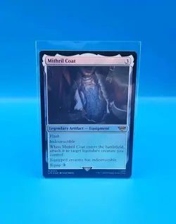 NM Magic Gathering Mithril Coat Universes Beyond the Lord of the Rings SurgeFoil - Image 2