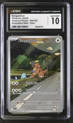 CGC 10 - Kangaskhan 204/182 Illustration Rare - Pokemon Destined Rivals DRI EN - Image 1