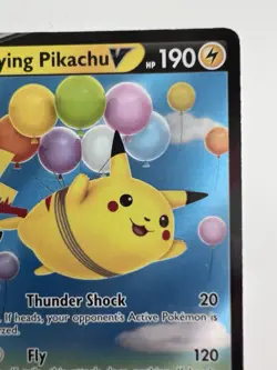 Pokemon TCG Flying Pikachu v Celebrations Holo Ultra Rare Lightning Card 006/025 - Image 3