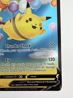 Pokemon TCG Flying Pikachu v Celebrations Holo Ultra Rare Lightning Card 006/025 - Image 4
