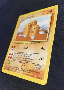 Pokemon TCG Dugtrio Base Set Unlimited Rare 19/102 - Image 5