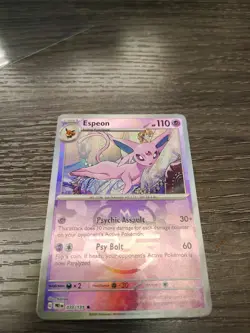 Pokemon TCG Prismatic Evolutions Espeon Masterball Reverse Foil No. 33/131 - Image 2