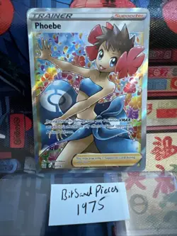 Pokemon TCG Phoebe 161/163 Battle Styles Full Art Trainer NM - Image 3