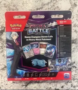 Pokemon TCG Steven Rival Battle Deck |BRAND NEW FACTORY SEALED - Image 2