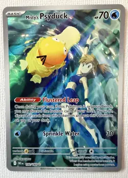 Pokemon TCG Misty's Psyduck Scarlet & Violet 193/182 Destined Rivals - Image 1