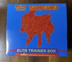 Pokemon Sword and Shield Base Set ETB Elite Trainer Box - Factory Sealed - Image 1