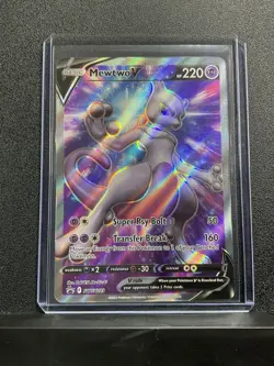Pokemon SWSH: Sword & Shield Promo Cards Mewtwo V #SWSH229 - Image 1