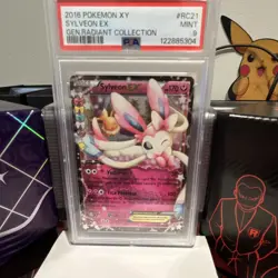 Pokemon Sylveon EX Holo Ultra Rare RC21 Generations 2016 PSA 9- Portuguese - Image 1