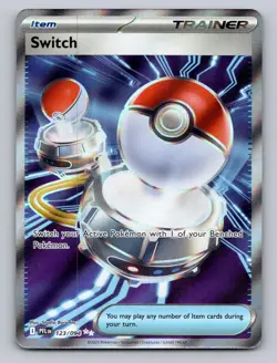 Switch 123/094 Ultra Rare ME02: Phantasmal Flames Pokemon Near Mint - Image 1