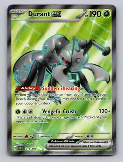 Durant ex 215/191 Ultra Rare Surging Sparks Pokemon NM - Image 1