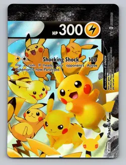 Pikachu V-Union SWSH140 Holo Promo Sword & Shield Promo Pokemon Holo NM - Image 1