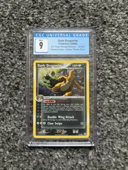 Pokemon Team Rocket Returns Dark Dragonite Holo Cosmos James Deck #15/109 CGC 9 - Image 1