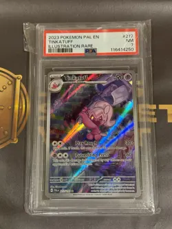 PSA 7 Tinkatuff 217/193 Illustration Rare Paldea Evolved Pokemon - Image 1