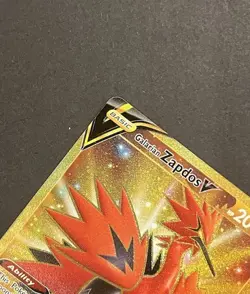 Pokemon Galarian Zapdos V 182/172 Gold Secret Rare Brilliant Stars NM - Image 4