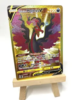 Pokemon TCG Galarian Moltres V Sword & Shield: Brilliant Stars 183/172 Holo... - Image 2
