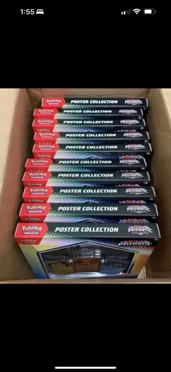 Pokemon Prismatic Evolutions Poster Collection LOT OF 10 SEALED NEW - Image 2