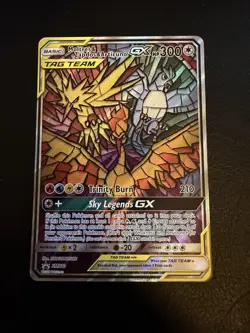 Pokemon TCG Sun & Moon Promo Moltres & Zapdos & Articuno GX SM210 - Image 1