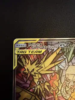 Pokemon TCG Sun & Moon Promo Moltres & Zapdos & Articuno GX SM210 - Image 2