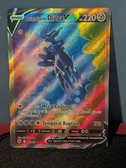 2022 Pokemon Origin Forme Dialga V #177/189 - Image 1