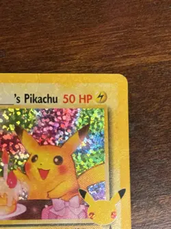Birthday Pikachu 24/53 Celebrations Holo Black Star Promo Pokemon - Image 3