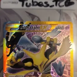 Alakazam EX 125/124 Fates Collide Secret Rare Full Art Holo English 2016 BGS - Image 5