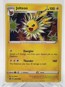 Jolteon SWSH094 : Pokemon TCG SWSH Promo Cosmos Holo LP - Image 2
