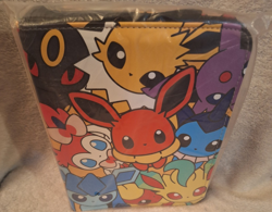 Pokemon Eevee Evolutions 3-Ring 9in Faux Leather Binder With Zipper - Image 1