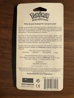 1999 Pokemon TCG Base Set Unlimited Sealed Booster/Blister Pack WOTC Blastoise - Image 2