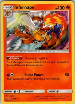 Pokemon | SM - Ultra Prism | Infernape | 23/156 | Holo | NM - Image 1