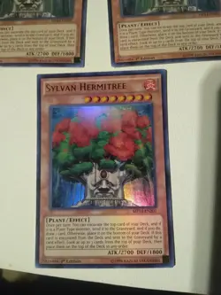 Yugioh Sylvan Hermitree MP14-EN201 Ultra/ 1st Ed Nm/LP x3 Playset - Image 2