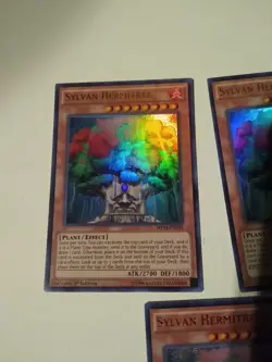 Yugioh Sylvan Hermitree MP14-EN201 Ultra/ 1st Ed Nm/LP x3 Playset - Image 4