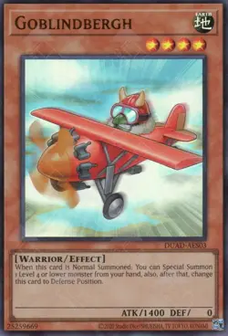 Yugioh Asia-English Goblindbergh DUAD-AES03 Ultra Rare - Image 1