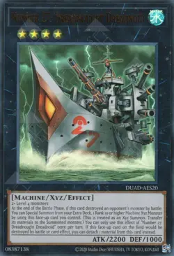Yugioh Asia-English Number 27: Dreadnought Dreadnoid DUAD-AES20 Ultra Rare - Image 1