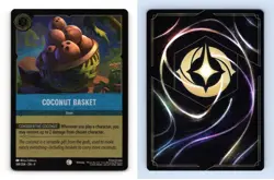 Coconut Basket #169/204 Disney Lorcana Fabled 2025 Common Foil TCG Card - Image 1