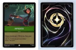 Improvise #96/204 Disney Lorcana Fabled 2025 Common Foil TCG Card - Image 1