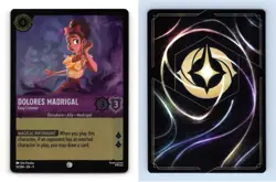 Dolores Madrigal #51/204 Disney Lorcana Fabled 2025 Common Foil TCG Card - Image 1