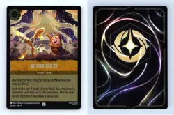 Be Our Guest #31/204 Disney Lorcana Fabled 2025 Common Foil TCG Card - Image 1