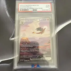 Pokemon TCG Charizard EX Scarlet & Violet 151 Card Sir 199/165 PSA 9 Mint 2023 - Image 1