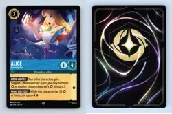 Alice #160/204 Disney Lorcana Fabled 2025 Super Rare TCG Card - Image 1