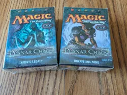 Magic The Gathering Lot of Two (2) PLANAR CHAOS Preconstructed Decks SEALED - Image 1