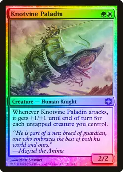 Knotvine Paladin FOIL Alara Reborn PLD White Green Rare MAGIC CARD ABUGames - Image 1