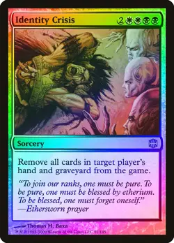 Identity Crisis FOIL Alara Reborn PLD White Black Rare MAGIC CARD ABUGames - Image 1