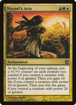 Mayael's Aria Alara Reborn NM White Red Green Rare MAGIC MTG CARD ABUGames - Image 1