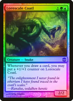 Lorescale Coatl FOIL Alara Reborn NM Blue Green Uncommon MAGIC CARD ABUGames - Image 1