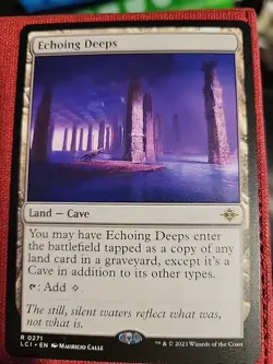 ECHOING DEEPS mtg NM Lost Caverns of Ixalan Rare - Image 1