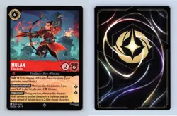Mulan #126/204 Disney Lorcana Fabled 2025 Super Rare TCG Card - Image 1