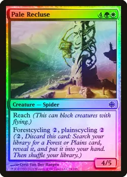 Pale Recluse FOIL Alara Reborn NM White Green Common MAGIC MTG CARD ABUGames - Image 1